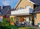Inselblume 10 - Ferienhaus mit Kamin für 10 bis 12 Personen