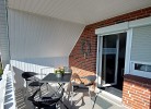 Ferienwohnung Am alten Deich mit Balkon