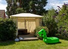 K 100 EG - stilvolle Ferienwohnung mit traumhaften Garten, Kinderspielplatz & Außenwhirlpool