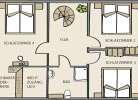 W9 - Traumhaftes Ferienhaus mit Kamin und grossem Garten in Roebel