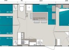 Feriendorf Cisano San Vito Mobilehome Turchese