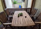 Ferienwohnung in Mücheln Balkon