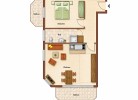 Haus Dünenglück, Dünenweg 23, Whg.23, 1.OG Teil- Seesicht