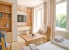 Sandfloh - Ferienwohnung mit Terrasse und Strandkorb