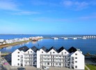 Reeder's Nest by Seeblick Ferien, 2-Zi-Ferienwohnung, direkt in der Hafenmeile von Port Olpenitz, Blick aufs Wasser