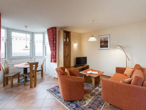 Haus Robbenplate, Whg. 4, Dünenweg 31-33, Cuxhaven- Duhnen, Panorama- Seesicht