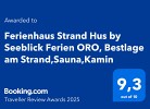 Ferienhaus Strand Hus mit Strandzugang by Seeblick Ferien ORO