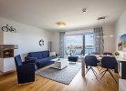 Reeder's Nest by Seeblick Ferien, 2-Zi-Ferienwohnung, direkt in der Hafenmeile von Port Olpenitz, Blick aufs Wasser