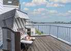 Kaptein's Lounge by Seeblick Ferien, 180 Grad Panoramablick, Sauna, Kamin, Whirlpool, bis 6 Pers.