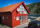 Ferienhaus „Ramsland Brygge 8 A“, am Fjord Ramslandsvågen in Ramsland bei Spangereid-Lindesnes