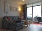 Inselblume 80 - Gemütliche Ferienwohnung, Blick auf die Fehmarnsundbrücke
